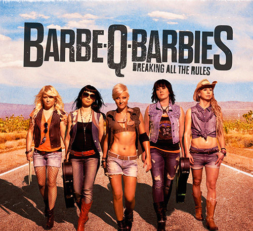 Barbe-Q-Barbies julkaisee toisen albuminsa Breaking All The Rules 15.2.2013 - Levy julkaistaan samanaikaisesti myös Briteissä